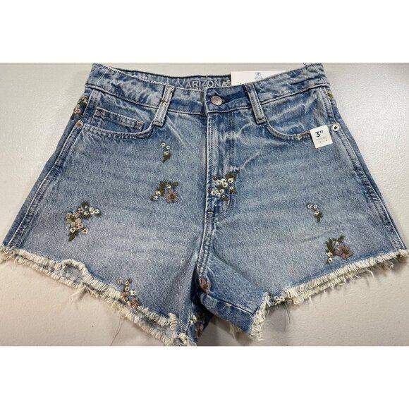 Arizona Jean Co. Juniors Size 3 Vintage Comfort Mom Shorts With 3" Inseam - Picture 1 of 11